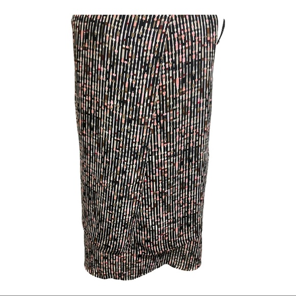White House black market blouse v-neck sleeveless geometric pattern X-Large - Picture 5 of 9